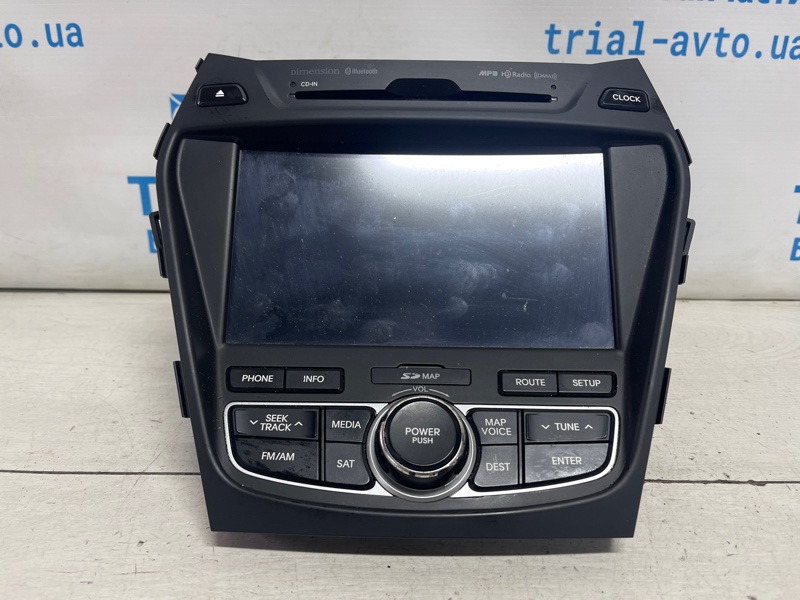 Магнитофон Hyundai Santa fe 2012-2019 DM 2.4 бензин G4KJ 965604Z1004X Б/У