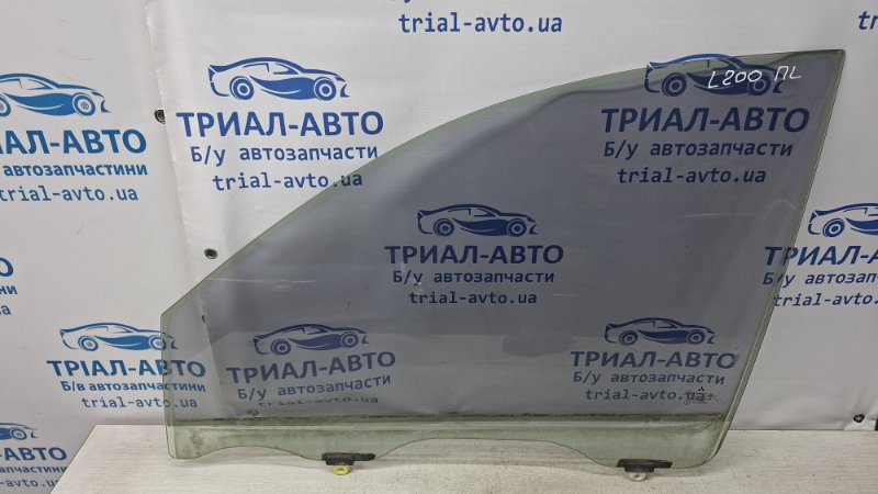 Стекло двери переднее левое Mitsubishi L200 2006-2015 KB 2.5 дизель 4D56U MN117597 Б/У