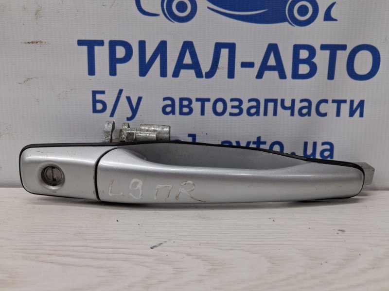 Ручка двери внешняя передняя правая Mitsubishi Lancer 2003-2009 9 1.6 Бензин 4G18 MR646803 Б/У
