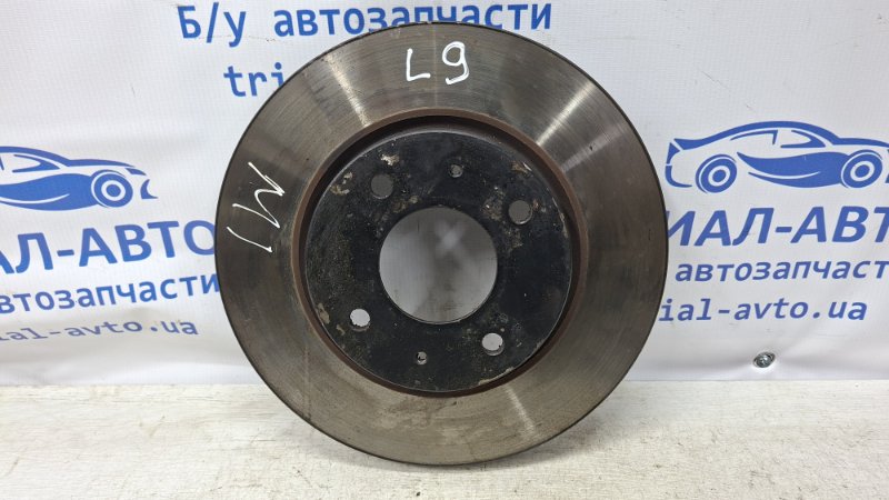 Диск тормозной передний Mitsubishi Lancer 2003-2009 9 1.6 Бензин 4G18 MR510742 Б/У