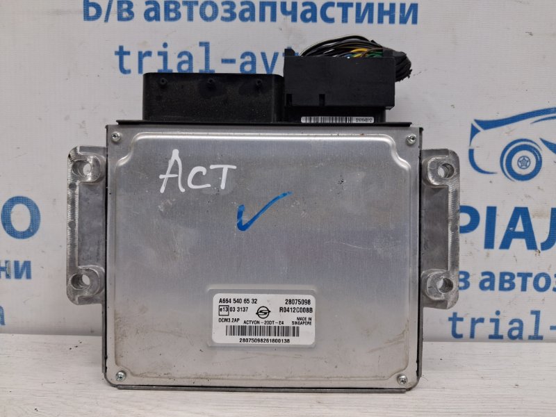 Блок управления двигателем Actyon 2005-2010 CJ 2.0 diesel D20DT Блок управления двигателем Actyon 2005-2010 CJ 2.0 diesel D20DT