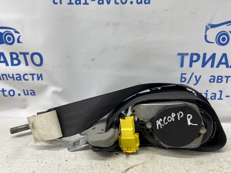 Запчасть ремень безопасности передний правый Honda Accord 2002-2008 CL K24A3 2.4 81450SEAE02ZA Б/У Ремень безопасности передний правый Honda Accord 2002-2008 CL K24A3 2.4 81450SEAE02ZA Б/У