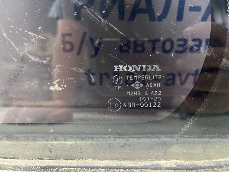 Стекло двери задней левой (форточка) Honda Accord CL K24A3 2.4