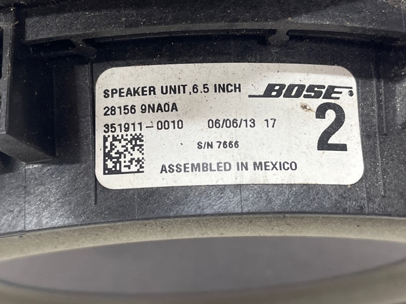 Динамик двери QX60 2013-2021 L50 3.5 бензин VQ35DE Динамик двери QX60 2013-2021 L50 3.5 бензин VQ35DE