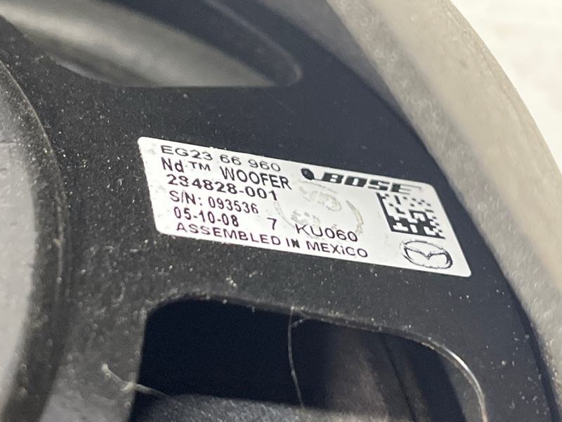 Динамик двери CX 9 2006-2015 TB 3.7 бензин MZI Динамик двери CX 9 2006-2015 TB 3.7 бензин MZI