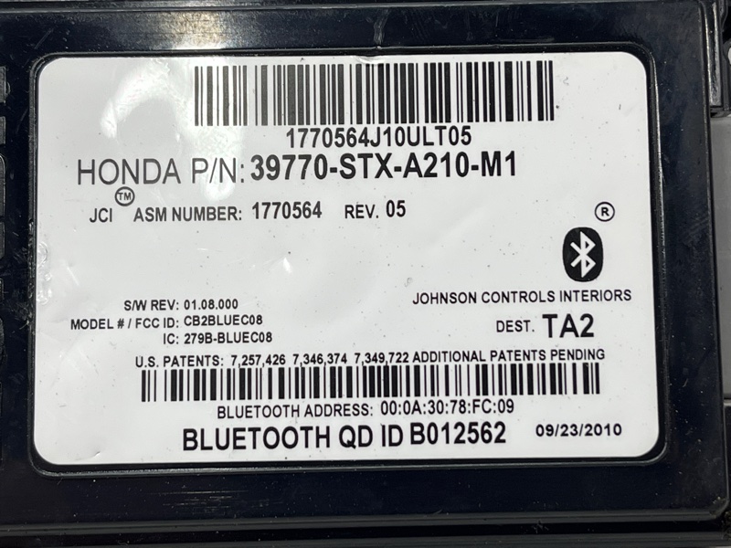 Блок управления MDX 2006-2013 YD2 3.7 бензин J37A1 Блок управления MDX 2006-2013 YD2 3.7 бензин J37A1