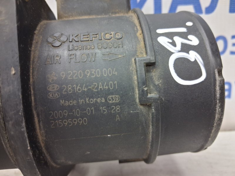 Датчик расхода воздуха I30 2007-2012 FD 1.6 diesel D4FB Датчик расхода воздуха I30 2007-2012 FD 1.6 diesel D4FB