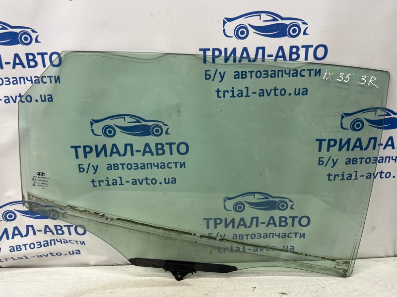 Запчасть стекло двери заднее правое Hyundai IX35 2009-2015 LM 1.7 diesel D4FD 834212Y000A Б/У Стекло двери заднее правое Hyundai IX35 2009-2015 LM 1.7 diesel D4FD 834212Y000A Б/У