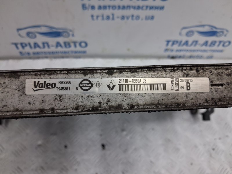 Радиатор основной Qashqai 2013-2022 J11 1.6 diesel R9M Радиатор основной Qashqai 2013-2022 J11 1.6 diesel R9M