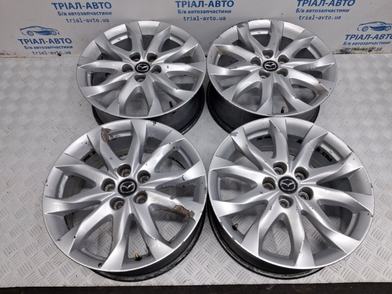 Запчасть диски титан комплект r18 Mazda 3 2013-2019 BM 2.2 diesel Б/У Диски титан комплект R18 Mazda 3 2013-2019 BM 2.2 diesel Б/У