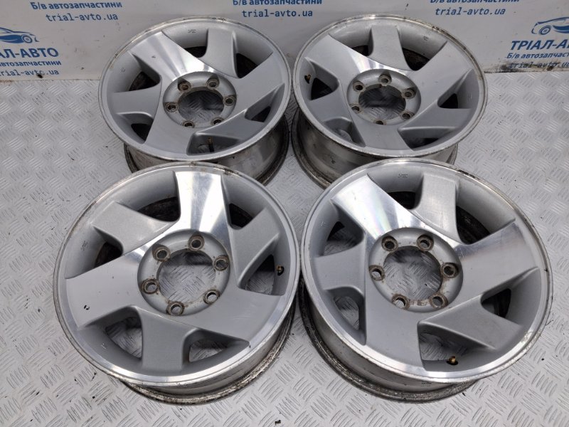 Диски титан комплект R16 Mitsubishi Pajero Sport 1996-2008 K9 2.5 Diesel 4D56 MR554466 Б/У