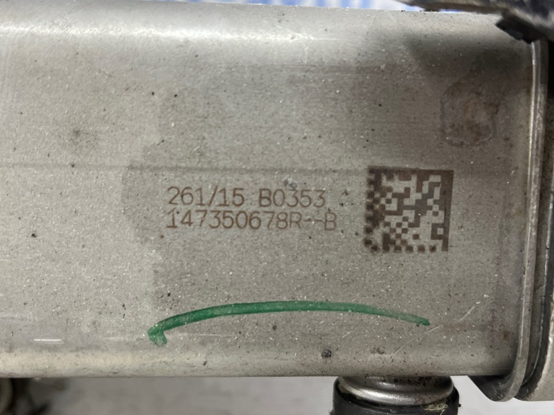 Радиатор EGR Qashqai 2013-2022 J11 1.6 diesel R9M Радиатор EGR Qashqai 2013-2022 J11 1.6 diesel R9M