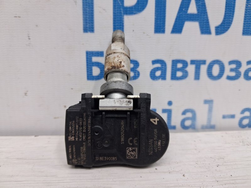 Запчасть датчик давления в шинах Nissan Qashqai 2013-2022 J11 1.6 diesel R9M 407003VU0A Б/У Датчик давления в шинах Nissan Qashqai 2013-2022 J11 1.6 diesel R9M 407003VU0A Б/У