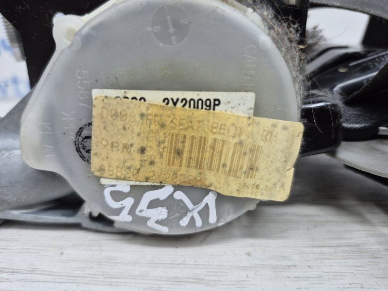 Ремень безопасности передний правый IX35 2009-2015 LM 1.7 diesel D4FD Ремень безопасности передний правый IX35 2009-2015 LM 1.7 diesel D4FD