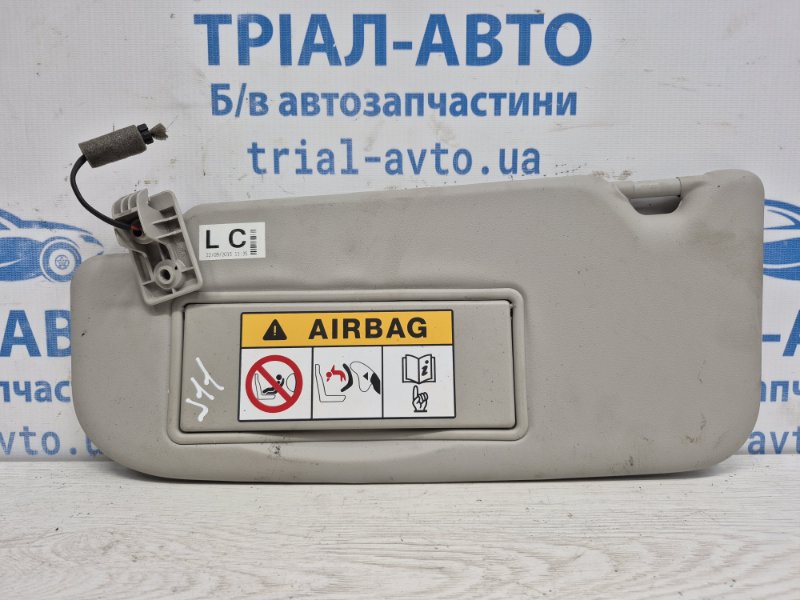 Козырек солнцезащитный левый Nissan Qashqai 2013-2022 J11 1.6 diesel R9M 964014EA1A Б/У