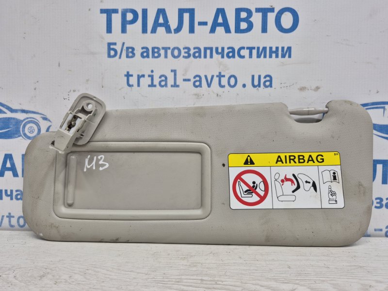Запчасть козырек солнцезащитный левый Mazda 3 2013-2019 BM 2.2 diesel GHR169320B75 Б/У Козырек солнцезащитный левый Mazda 3 2013-2019 BM 2.2 diesel GHR169320B75 Б/У