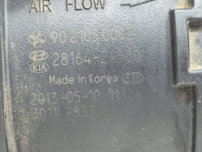 Датчик расхода воздуха IX35 2009-2015 LM 1.7 diesel D4FD Датчик расхода воздуха IX35 2009-2015 LM 1.7 diesel D4FD