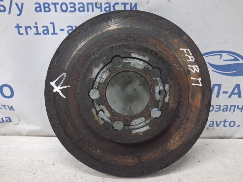 Диск тормозной передний Skoda Fabia 2007-2014 5J 1.4 diesel 1J0615301L Б/У