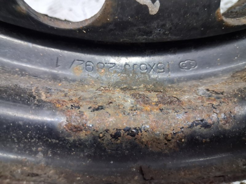 Диск штампованный I30 2007-2012 FD 1.6 diesel D4FB Диск штампованный I30 2007-2012 FD 1.6 diesel D4FB