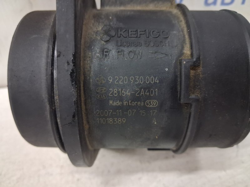 Датчик расхода воздуха Ceed 2006-2012 ED 1.6 diesel D4FB Датчик расхода воздуха Ceed 2006-2012 ED 1.6 diesel D4FB