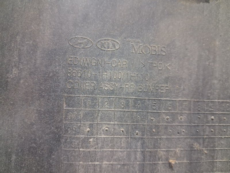 Бампер задний Ceed 2006-2012 ED 1.6 diesel D4FB Бампер задний Ceed 2006-2012 ED 1.6 diesel D4FB