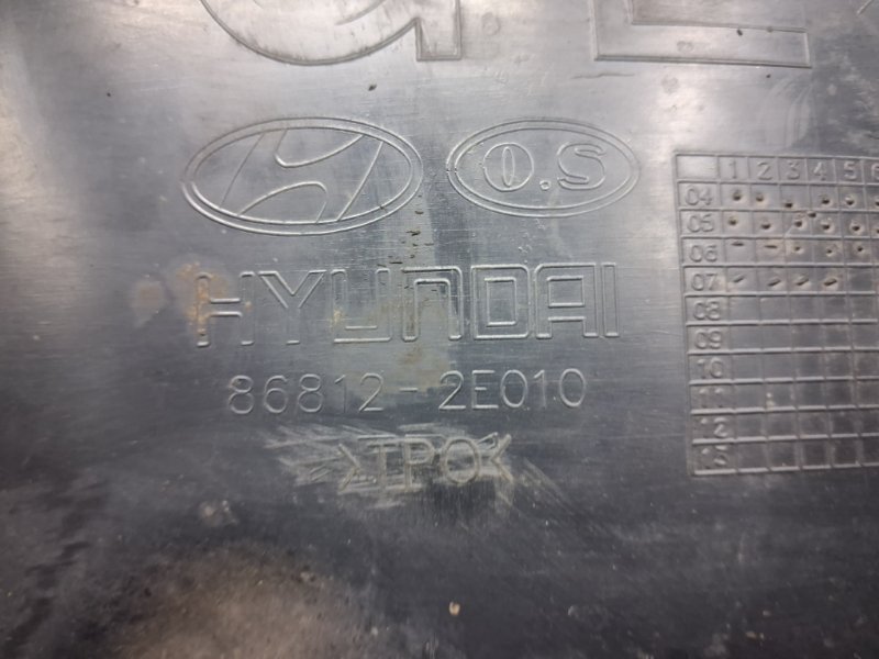 Подкрылок передний правый Tucson 2004-2009 JM 2.0 diesel D4EA Подкрылок передний правый Tucson 2004-2009 JM 2.0 diesel D4EA