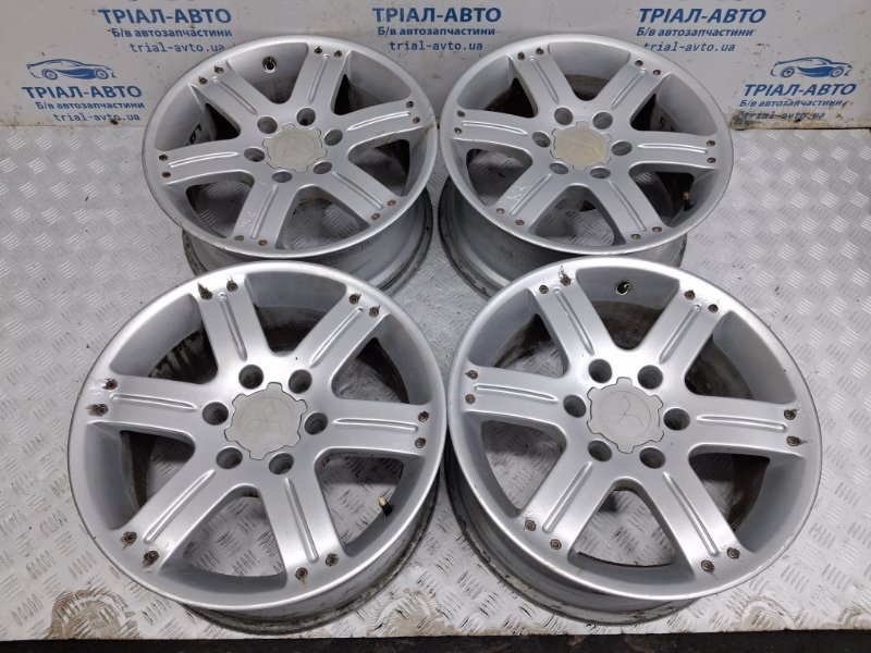 Диски титан комплект R16 Mitsubishi Pajero Sport 1996-2008 K9 2.5 Diesel 4D56 MR112815 Б/У