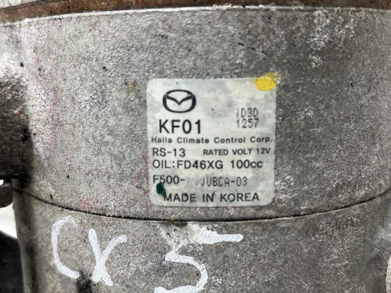 Компрессор кондиционера CX 5 2011-2017 KE 2.2 diesel Компрессор кондиционера CX 5 2011-2017 KE 2.2 diesel