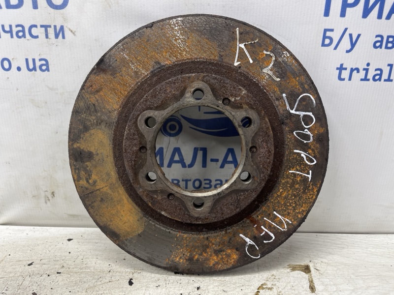 Запчасть диск тормозной передний Mitsubishi Pajero Sport 1996-2008 K9 2.5 Diesel 4D56 MB618716 Б/У Диск тормозной передний Mitsubishi Pajero Sport 1996-2008 K9 2.5 Diesel 4D56 MB618716 Б/У