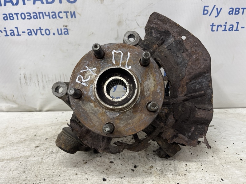 Кулак поворотный левый со ступицей RX 350 2003-2009 XU30 3.5 Бензин 2GRFE Кулак поворотный левый со ступицей RX 350 2003-2009 XU30 3.5 Бензин 2GRFE