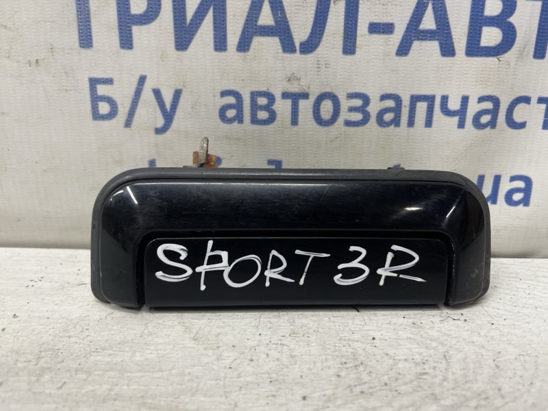 Ручка двери внешняя задняя правая Mitsubishi Pajero Sport 1996-2008 K9 2.5 Diesel 4D56 MR371044 Б/У