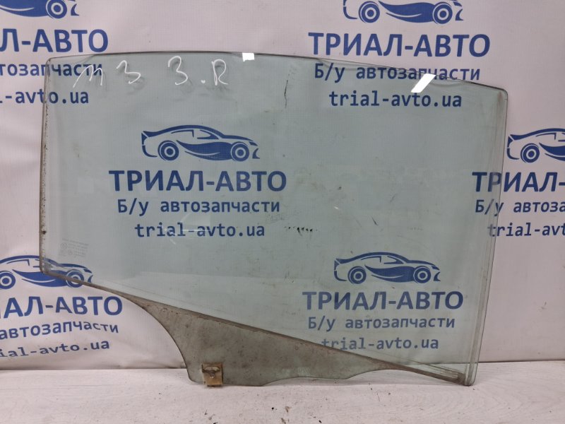 Запчасть стекло двери заднее правое Mazda 3 2003-2009 BK 1.6 бензин Z6 BP4K72511C Б/У Стекло двери заднее правое Mazda 3 2003-2009 BK 1.6 бензин Z6 BP4K72511C Б/У