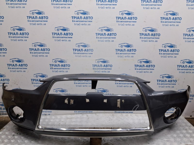 Бампер передний Mitsubishi Outlander 2007-2012 XL 2.2 diesel 4N14 6400C433 Б/У