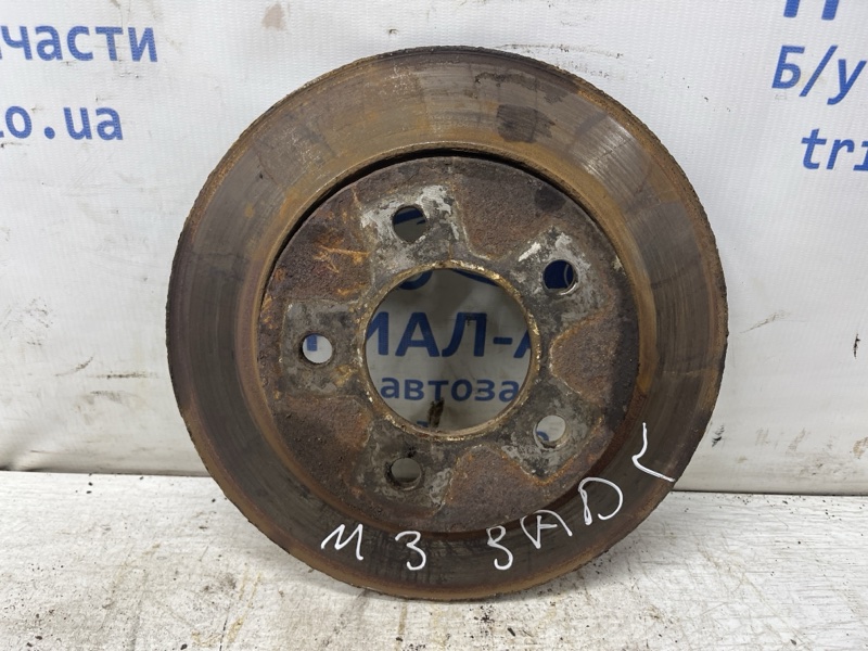 Запчасть диск тормозной задний Mazda 3 2003-2009 BK 1.6 бензин Z6 C24Y-26-251B Б/У Диск тормозной задний Mazda 3 2003-2009 BK 1.6 бензин Z6 C24Y-26-251B Б/У