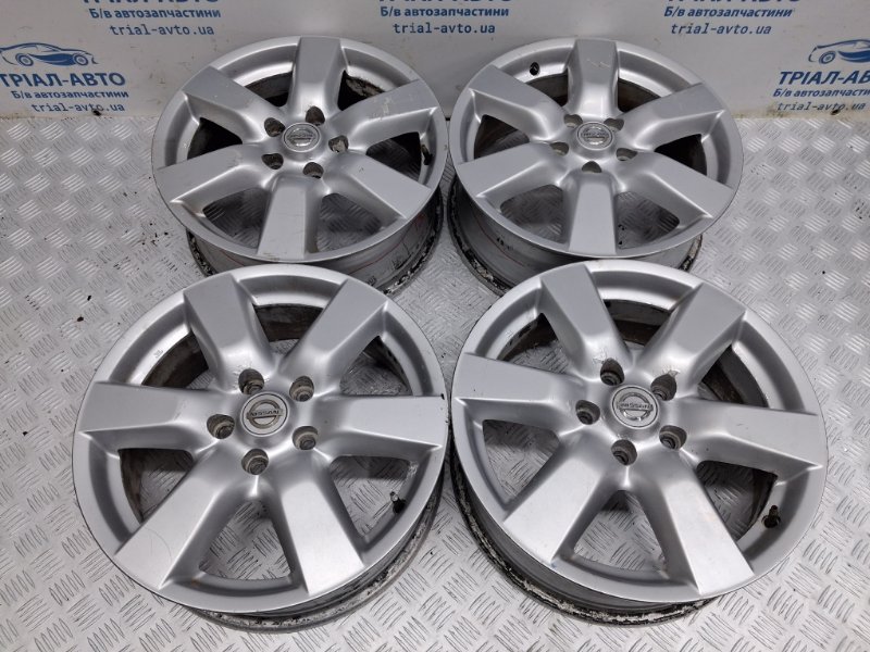 Запчасть диски титан комплект r17 Nissan X-Trail 2007-2015 T31 2.5 бензин QR25DE 40300JG125 Б/У Диски титан комплект R17 Nissan X-Trail 2007-2015 T31 2.5 бензин QR25DE 40300JG125 Б/У