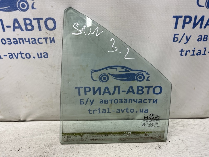 Запчасть стекло двери задней левой (форточка) Hyundai Sonata 2004-2010 NF 2.4 бензин G4KC 834173K000 Б/У Стекло двери задней левой (форточка) Hyundai Sonata 2004-2010 NF 2.4 бензин G4KC 834173K000 Б/У