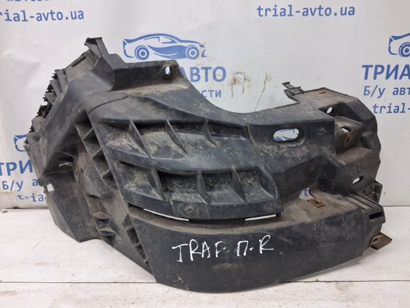 Запчасть кронштейн бампера передний правый Renault Trafic 2001-2014 FL M9R 620340102R Б/У Кронштейн бампера передний правый Renault Trafic 2001-2014 FL M9R 620340102R Б/У