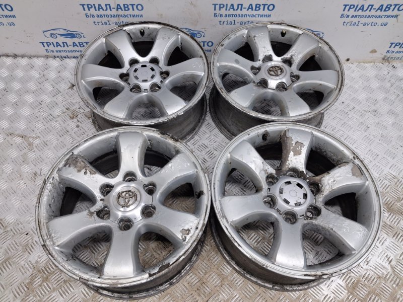 Диски титан комплект R17 Toyota Prado 2002-2009 J120 3.0 Diesel 1KDFTV 4261135300 Б/У