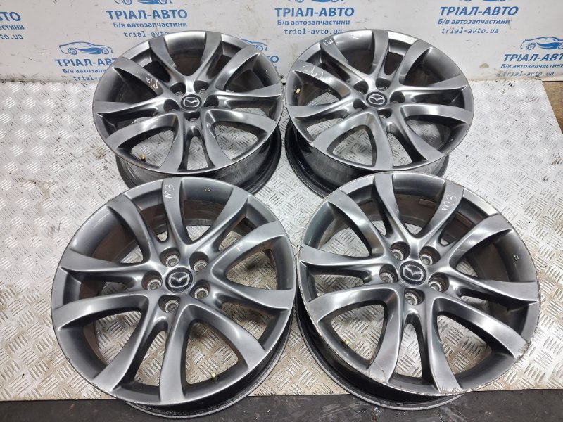 Запчасть диски титан комплект r19 Mazda 6 2012- GJ 2.2 дизель 9965087590 Б/У Диски титан комплект R19 Mazda 6 2012- GJ 2.2 дизель 9965087590 Б/У