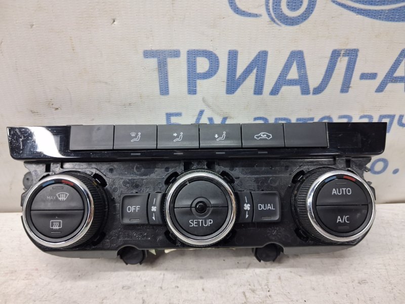 Блок управления климат-контролем Skoda Octavia 2013-2020 A7 5E0907044K Б/У