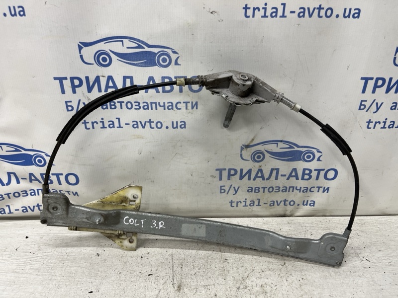Стеклоподъемник задний правый (ручной) Mitsubishi Colt 6 1.1