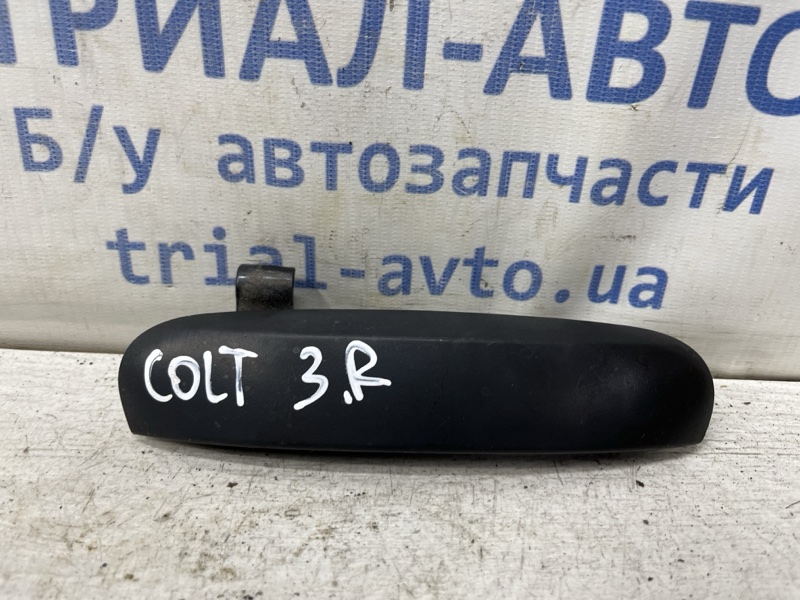 Запчасть ручка двери внешняя задняя правая Mitsubishi Colt 2002-2012 6 1.1 MR959252XB Б/У Ручка двери внешняя задняя правая Mitsubishi Colt 2002-2012 6 1.1 MR959252XB Б/У