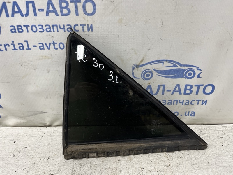 Стекло двери задней левой (форточка) Toyota Camry 2001-2006 XV30 2.4 Бензин 2AZFE 6812433010 Б/У