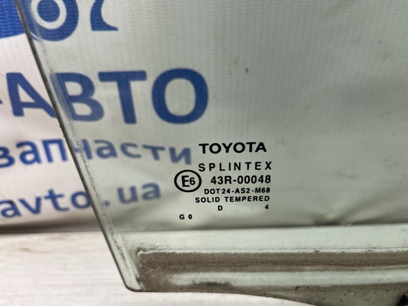 Стекло двери заднее правое Toyota Avensis T25 1.8 бензин 1ZZFE Стекло двери заднее правое Toyota Avensis T25 1.8 бензин 1ZZFE