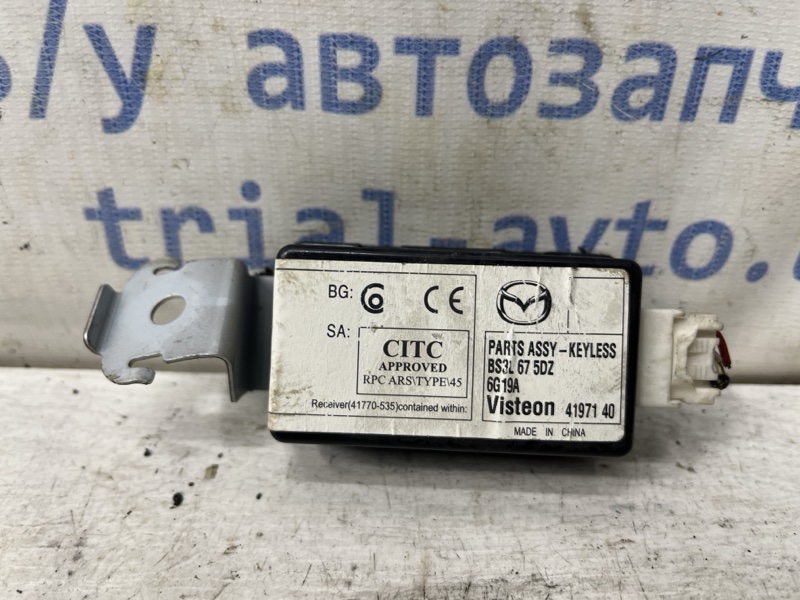 Запчасть блок управления Mazda 3 2003-2009 BK 1.6 бензин Z6 BS3L675DZ Б/У Блок управления Mazda 3 2003-2009 BK 1.6 бензин Z6 BS3L675DZ Б/У