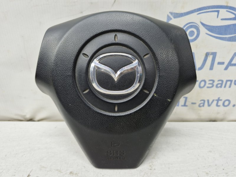 Запчасть подушка безопасности в руль Mazda 3 2003-2009 BK 1.6 бензин Z6 BP4S-57-K00B Б/У Подушка безопасности в руль Mazda 3 2003-2009 BK 1.6 бензин Z6 BP4S-57-K00B Б/У
