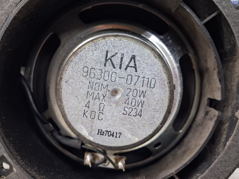 Динамик музыкальный задний Kia Picanto FL 1.1 Динамик музыкальный задний Kia Picanto FL 1.1