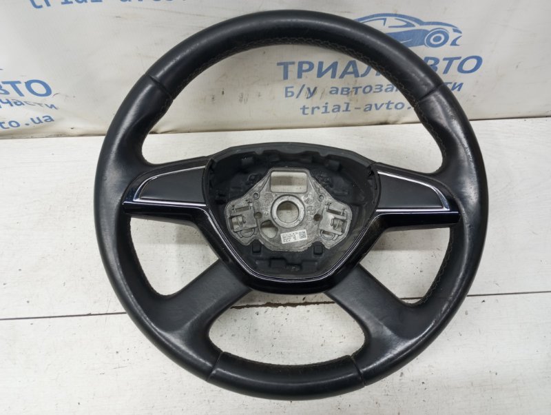 Запчасть руль Skoda Octavia 2013-2020 A7 1.6 Дизель CLHA 5E0419091AA Б/У Руль Skoda Octavia 2013-2020 A7 1.6 Дизель CLHA 5E0419091AA Б/У