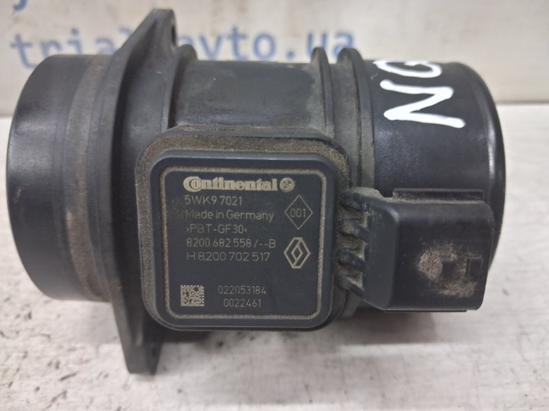 Запчасть датчик расхода воздуха Nissan Qashqai 2006-2013 J10 1.6 diesel R9M 22680BB50A Б/У Датчик расхода воздуха Nissan Qashqai 2006-2013 J10 1.6 diesel R9M 22680BB50A Б/У