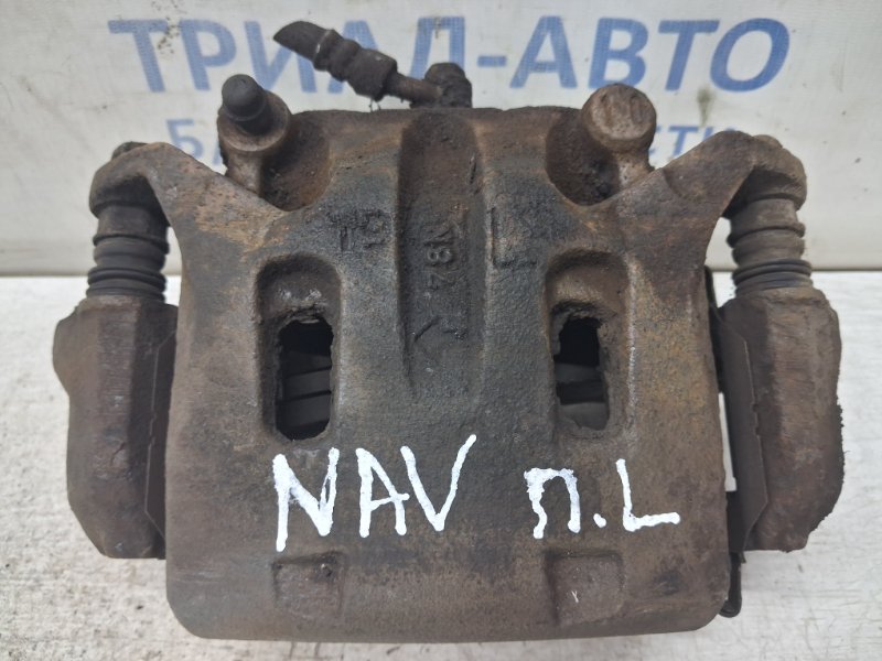 Запчасть суппорт передний левый Nissan Navara 2004-2015 D40 2.5 Diesel YD25DDTI 41011EB32A Б/У Суппорт передний левый Nissan Navara 2004-2015 D40 2.5 Diesel YD25DDTI 41011EB32A Б/У